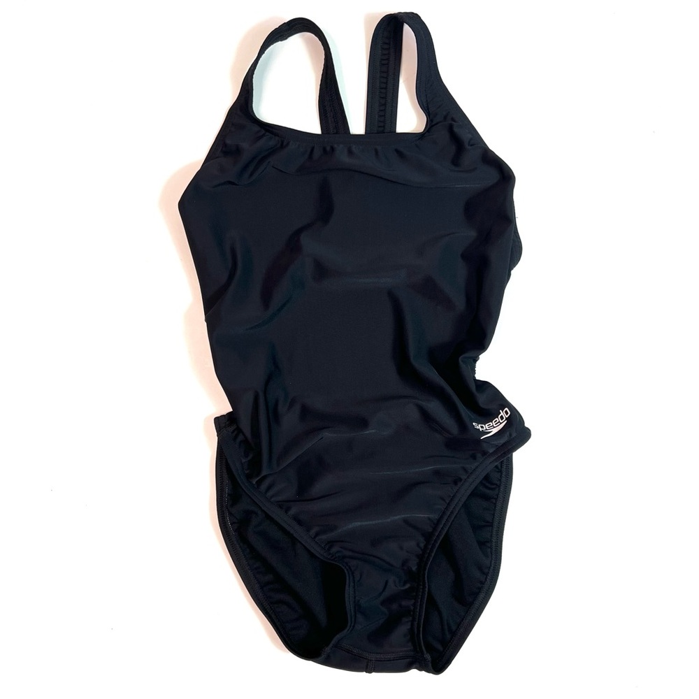 Speedo Pro Lt One-piece Swimsuit Black Size 8/34 - Picture 3 of 12
